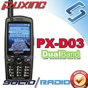 Puxing PX D03 Cell Phone Radio Dual Band +  Player  