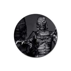  Creature from the black lagoon Round Rubber Coaster set 4 