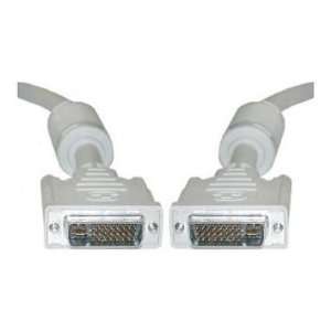  6 feet DVI I / DVI I Dual Link VGA Cable, Male to Male 