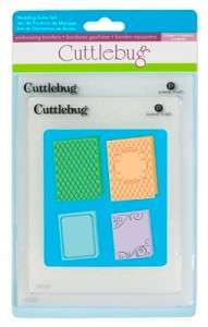 Cuttlebug Embossing Set   Wedding Suite Set   4 pieces   2001273 