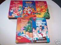 LOT OF 5 CHRISTMAS CLASSICS SERIES, VHS, KIDS X MAS 012232760133 