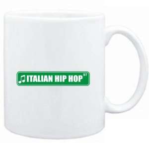  Mug White  Italian Hip Hop STREET SIGN  Music Sports 