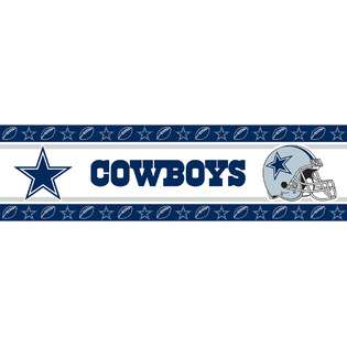 American Sports Accessories Wall Border   Dallas Cowboys NFL /Color 