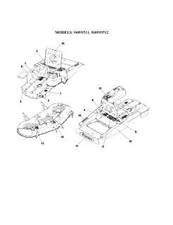 HUSQVARNA Riding mower Wiring schematic Parts  Model 917277820 