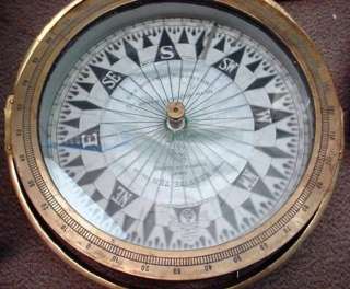 Lovely Brass Nautical Ships Compass Dry Card 10 Kalvin Bottomley 