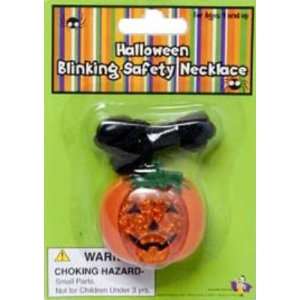 Halloween Pumpkin Blinking Safety Necklace  Toys & Games  