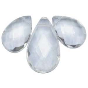  Pearl Elegance 23x15mm/18x12mm Drop Beads 3/pkg crystal 