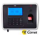 pin fingerprint biometric entry time clock tcp ip usb rs485 employee 