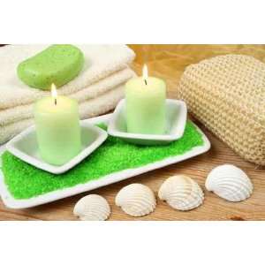  Candles in Spa Resort   Peel and Stick Wall Decal by 