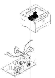 BROTHER Printer Frame r unit Parts  Model HL 5250DN 