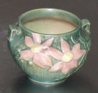   Pottery Clematis Green Jardinière 667 4 American Pot Planter  