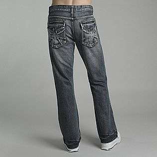   Jeans with Cross Back Pocket  Route 66 Clothing Young Mens Jeans