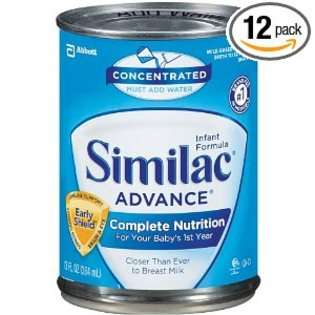 Similac Advance Infant Formula with Iron, Concentrated Liquid, 13 