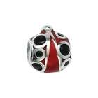 Feminine Jewelry 141034 Red Lady Bug Bead in Sterling Silver with 