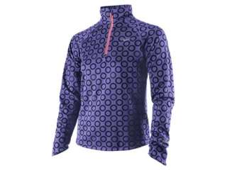   . Nike Element Half Zip Printed Mädchen Laufshirt (8 – 15 J