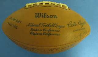 1969 Green Bay Packers 49 Signed/Autographed Football PSA/DNA Auto 