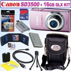  Canon PowerShot SD3500IS 14.1 MP Digital Camera (Pink 