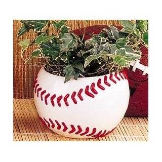 Large Ceramic Golf Ball Container   Use as a Planter, Candy Dish or 
