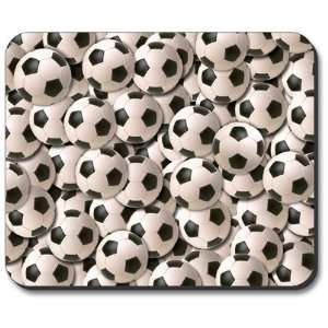  Soccer Balls Mouse Pad