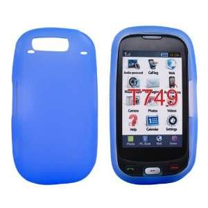  For Samsung Highlight Case Rubber Skin Light Blue 