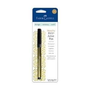  Faber Castell Mix & Match Metallic Pitt Artist Pen Gold; 3 