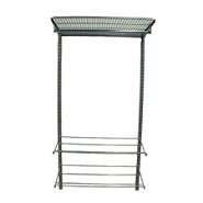   with Wire Shelf, (2) Shoe Racks, Clothes Rack & Hardware 