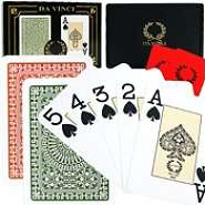   Da Vinci Casino Club Plastic Cards Poker Size Jumbo Index 