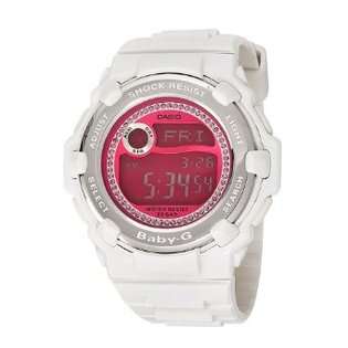 Casio Womens Baby G BG3000M 7 Shock Resistant White and Pink Digital 