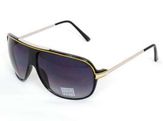New Aviator Sunglasses Free Hard Leatherette Case UV400 Eye Glasses 