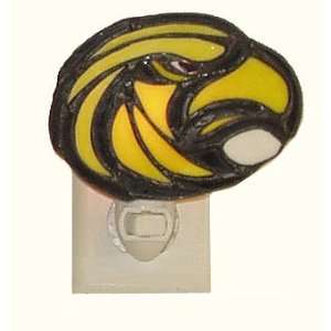   Golden Eagles Leaded Stained Glass Nite Light 