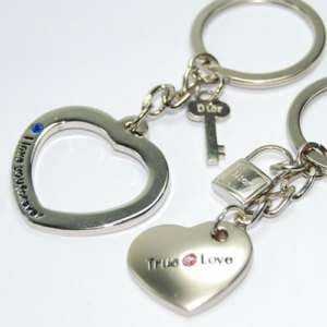 Ture Love Lover Couple Key Chain Ring KeyChain  