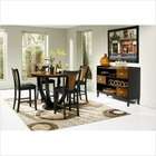 wildon home beals counter height dining table set in black