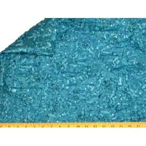   on Taffeta 58 Wide Turquoise Fabric By the Yard 