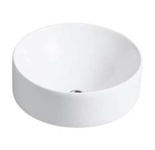 Kohler K 14800 0 White Contemporary / Modern Round Vessel Bathroom 
