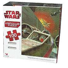 Star Wars Lenticular Puzzle 100 Piece   Starfighter   Cardinal 