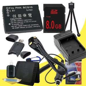  Battery Kit for Panasonic Lumix DMC ZS10, DMC ZS1, DMC ZS3 