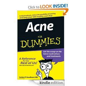 Acne For Dummies Herbert P. Goodheart  Kindle Store
