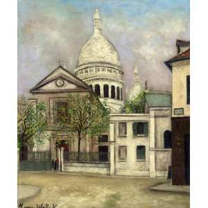 FRAMED oil paintings   Maurice Utrillo   24 x 30 inches   St. Peters 