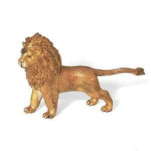  Standing Lion Jeweled Trinket Box