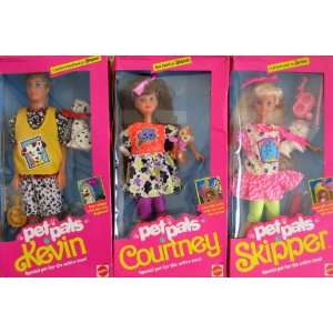   Pals Kevin Doll + Pet Pals Courtney Doll   1991 Mattel Toys & Games