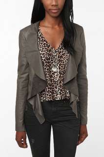 UrbanOutfitters  BB Dakota Channing Leather Open Jacket