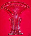 IMPERIAL GLASS CANDLEWICK FAN VASE IMPERIAL GLASS VASE  