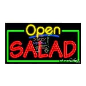 Salad Neon Sign 20 inch tall x 37 inch wide x 3.5 inch deep outdoor 