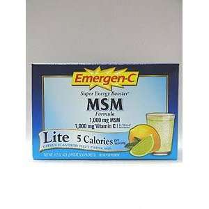  Alacer   Emergen C MSM Lite Citrus 30 pkts Health 