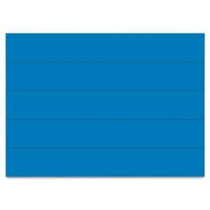  Dry Erase Magnetic Tape Strips Blue 6 x 7/8 25/Pack 