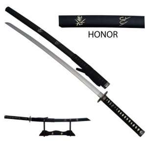  Honor Samurai Sword with Stand and Scabbard Sports 