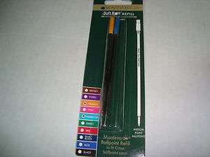 MonteVerde Soft Roll Refills for CROSS Ballpoint Pens Orange 