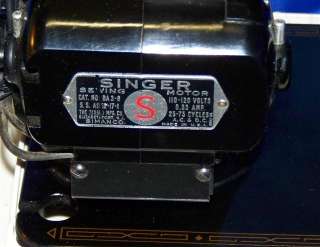 SINGER 66 SEWING MACHINE AL885408 1954 BEAUTY SERVICED  