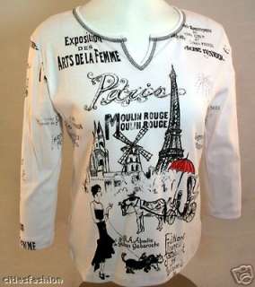 Cactus Fashion Rhinestone Cotton Print Shirt   Paris MD  