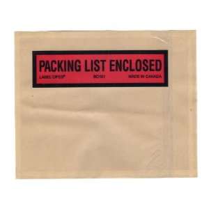  ADM Packing List Envelope Clr P L Enclosed 4.5 5.5, cs 